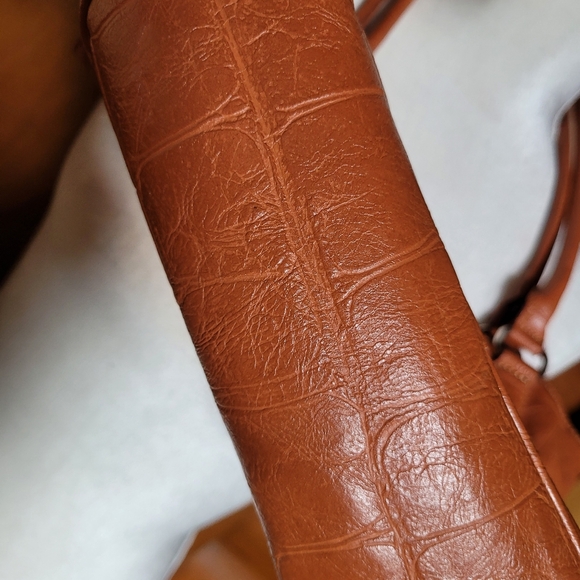 Koltov Handbag Shoulder Bag Textured Cinnamon Color - Picture 7 of 7